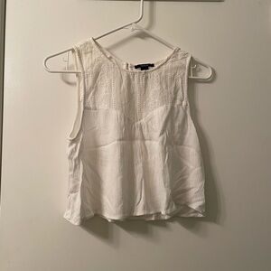 White Blouse Tank Top